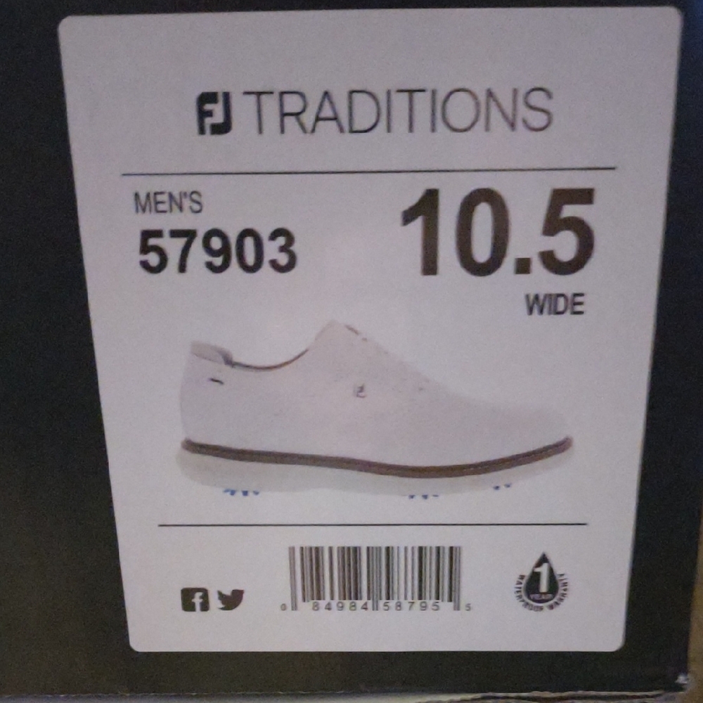 Traditions White Oxford Shoes 57903